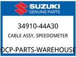 Suzuki Oem Part 34910-44A30 Cable Assy, Speedometer. Fixed Price $41.18.