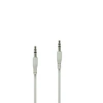 White 3.5MM Stereo Male To Mini Jack Port Extension Audio Aux Cable Cord. Fixed Price $8.90.