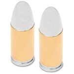 Drag Specialties Gold .38 Valve Stem Caps 0361-0048. Fixed Price $25.15.