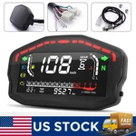 Lcd Digital Motorcycle Odometer Speedometer Tachometer Km/h Mph Gauge Universal. Fixed Price $40.99.