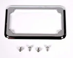 Visions Beveled License Plate Frame Chrome Motorcycle Street CV-4615. Fixed Price $37.94.