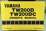 Yamaha LIT-11626-08-02 TW200DC Owner's Manual 1991 Genuine. Fixed Price $32.90.