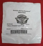New Genuine Harley-davidson 92335-06 Cable, Speaker/ Audio Fltr. Fixed Price $8.49.