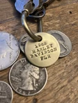 1968 Harley Davidson Flh Motorcycle Solid Brass Key Fob. Fixed Price $15.95.