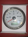 85MM Gps Speedometer 0-125MPH Odometer Gauge With Indicator Light For Boat Car. Fixed Price $55.00.