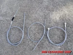 Honda C100 CA100 C102 CA105T Throttle Speedometer Front Brake Cable Grey Set. Fixed Price $27.01.