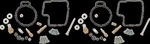 Parts Unlimited Carburetor Rebuild Kit For Honda GL1500SE Gold Wing 1992-2000. Fixed Price $122.94.