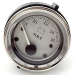 2007 Harley Touring Flhx Street Glide Oem Battery Volt Meter Gauge Silver Face. Fixed Price $39.00.