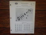 United Motors Service Bulletin Series W & Y Speedometer Tach. Parts. Fixed Price $19.99.