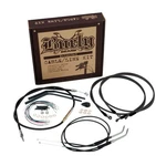 Burly Cable Kit 12" T-bar Black Vinyl Abs Fx 18-24 Harley B30-1262. Fixed Price $419.99.