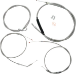 La Choppers Standard Stainless Braided Handlebar Cable/brake Line Kit 12"-14". Fixed Price $464.99.