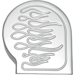 Baron Custom Accessories Flame Horn Cover Front Chrome Motorcycle BA-7821RDF. Fixed Price $38.08.