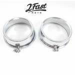 Chrome Speedometer/tachometer Gauge Cover For Kawasaki Pair 2FM-58-12410. Fixed Price $18.93.