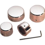 Drag Specialties Chrome Axle Caps 3/4IN. Rear W/ Setscrews 57-81 DS-222884. Fixed Price $26.99.