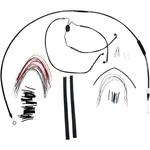 Burly Brand Complete Black Vinyl Handlebar Cable/brake Line Kit For 15" B30-1101. Fixed Price $279.90.