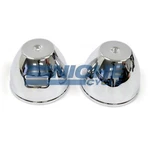 Kawasaki Chrome Bottom Gauge Covers Cups Speedometer Tachometer. Fixed Price $47.25.