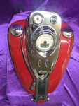 Oem Indian 14-23 Chief Classic Fuel Gas Tank Chrome Console Dash Genuine Full!. Fixed Price $650.00.