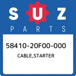 58410-20F00-000 Suzuki Cable,starter 5841020F00000, New Genuine Oem Part. Fixed Price $61.43.