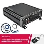 Kicker Series 46CXA4001T Mono Subwoofer Amplifier And 46CK8 Wiring Kit. Fixed Price $279.98.