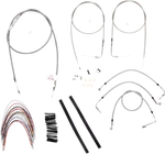 Burly Braided Stainless Steel Cable/brake Line Kit 16" Ape Hanger B30-1086. Fixed Price $489.39.